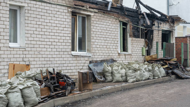 Professional Fire Damage Removal technician working in Springfield, KY